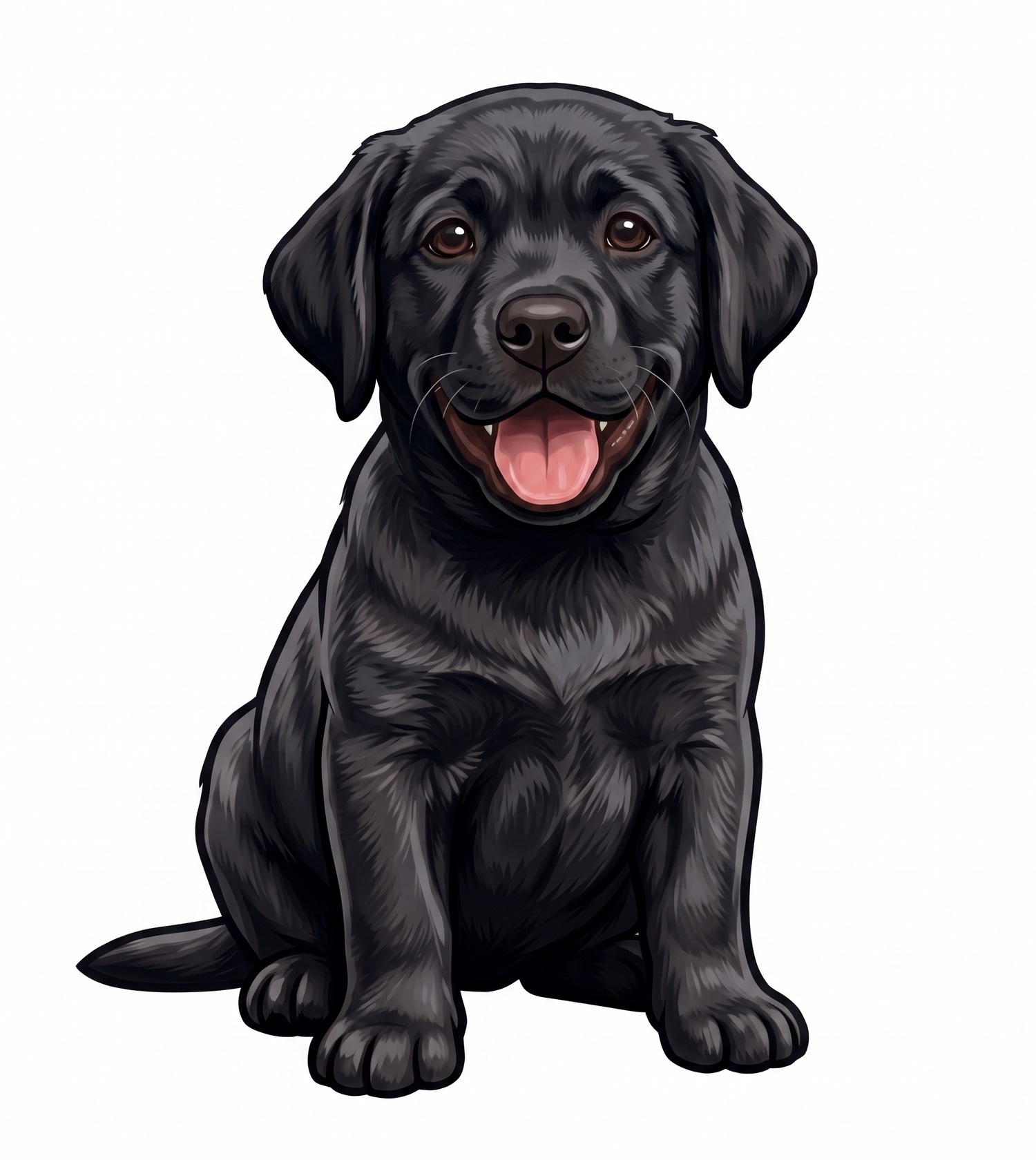 Kolekcja labrador retriever czarny