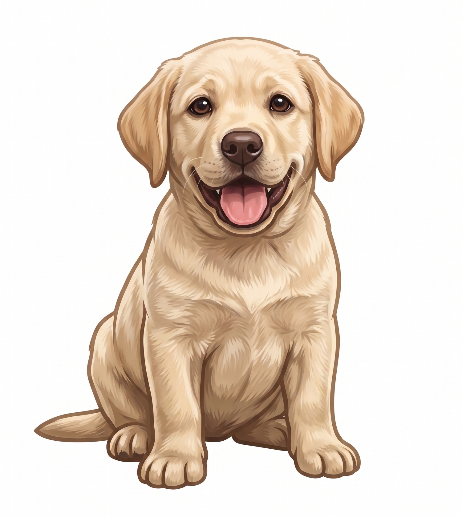 Kolekcja labrador retriever biszkoptowy
